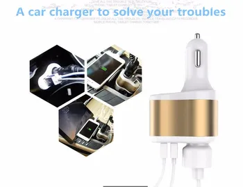 

car styling usb phone car-charge FOR toyota skoda audi a6 c5 Mazda ix25 nissan x-trail solaris Skoda Rapid kia k2 accessories