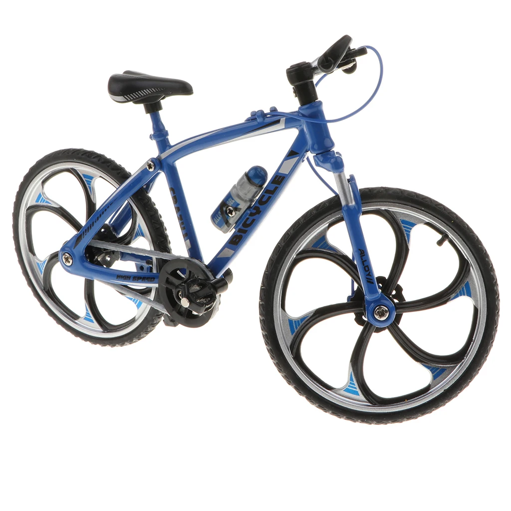 1:10 Scale Metal Alloy Diecast Bike Model Blue Foldable Handicraft Bicycle Toy for Kids Gift Collection Home Decor 1:10 Scale Metal Alloy Diecast Bike Model Blue Foldable Handicraft Bicycle Toy for Kids Gift Collection Home Decor