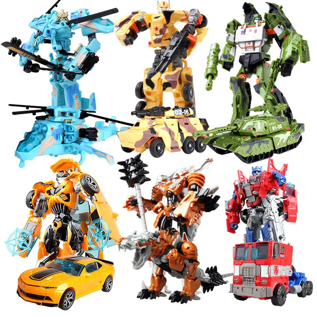 YUKALA Children Robot Toy Transformation Anime Series Action Figure Toy 2 Size Robot Car ABS Model Action Figure Toy for Child YUKALA Children Robot Toy Transformation Anime Series Action Figure Toy 2 Size Robot Car ABS Model Action Figure Toy for Child