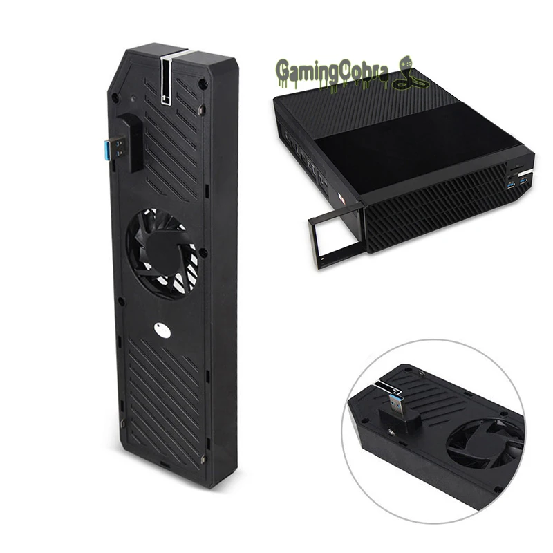 

External Hard Drive 2 Front USB 3.0 Ports Media HUB Cooling Fan For Xbox One