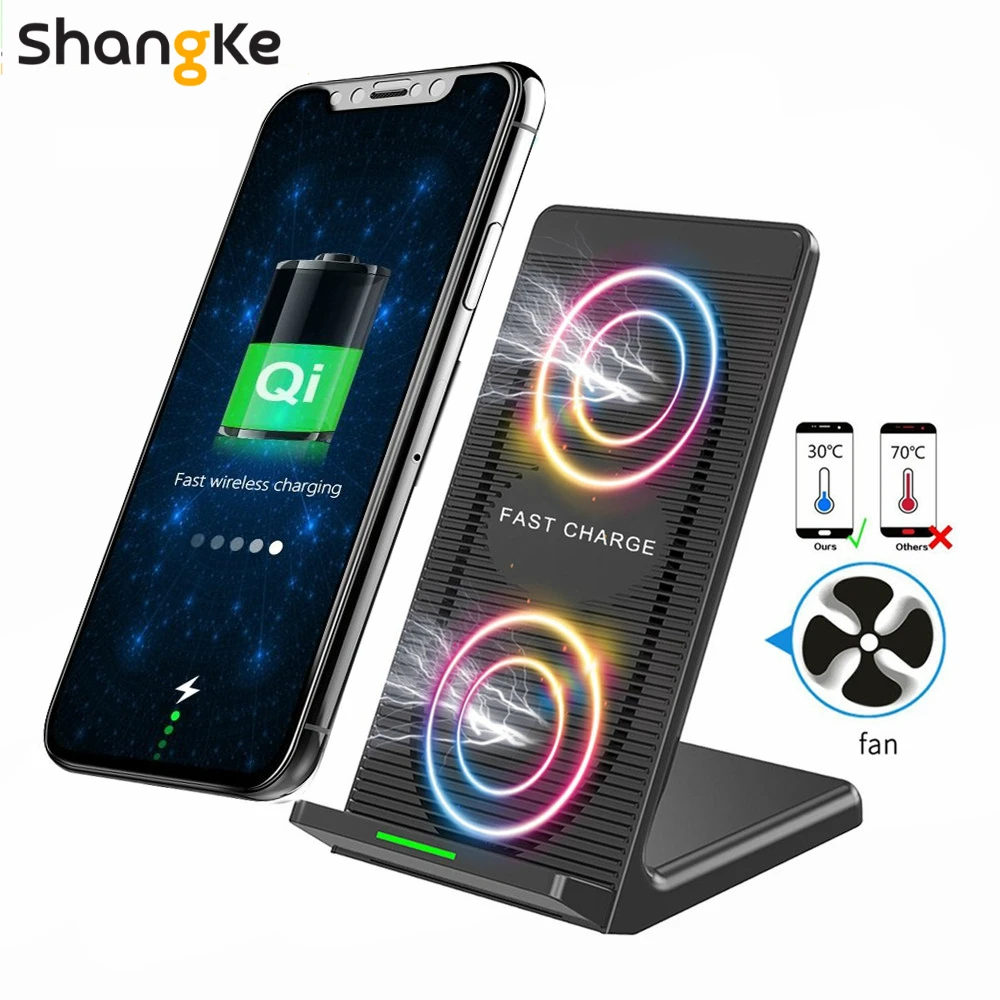 Qi Wireless Charger For iPhone XS XR X 8 Plus Charger