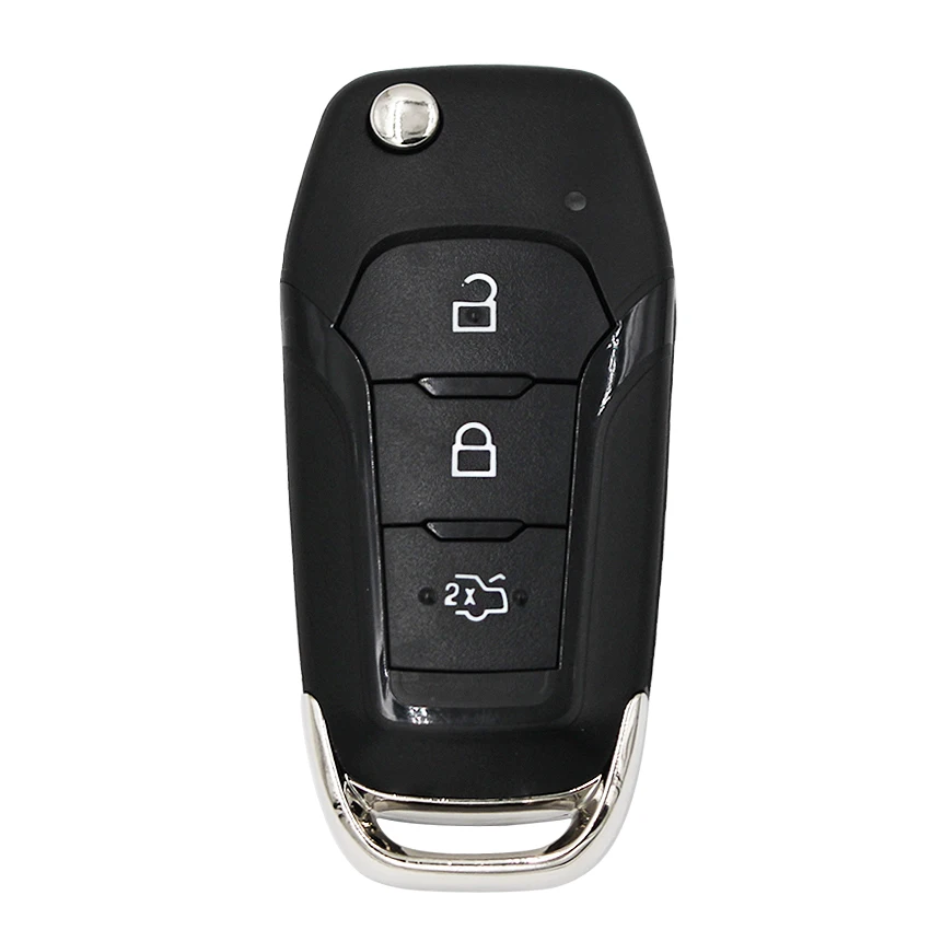Складной дистанционный ключ 3 кнопки 434 МГц для Ford Escort Mondeo- с 49 чип HU101 лезвие