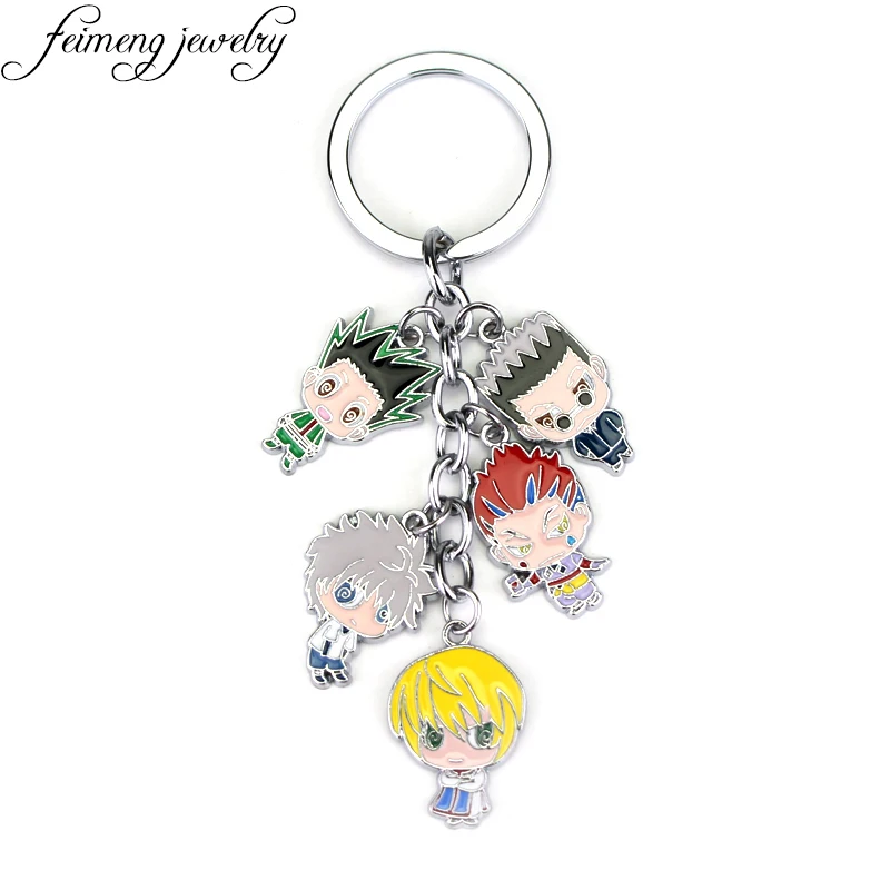 Feimeng ювелирные изделия Аниме Охотник x брелок Гон иллюя золдик Kurapika Hisoka
