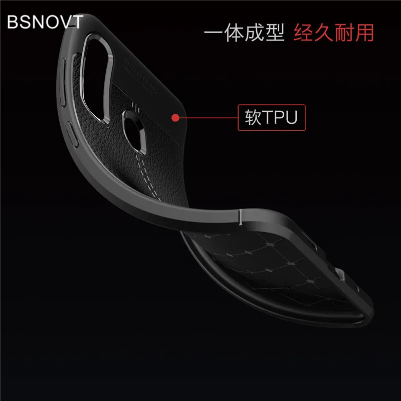 BSNOVT For Case Samsung Galaxy A60 Cover Soft Silicone TPU Leather Shockproof Phone Case For Samsung Galaxy A60 Funda SM-A606F