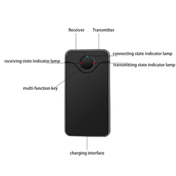 

Bluetooth Receiver Transmitter 4.2 Wireless Bluetooth Audio Receiver 3.5Mm Car Aux Adapter For Car Tv Speaker Headphone