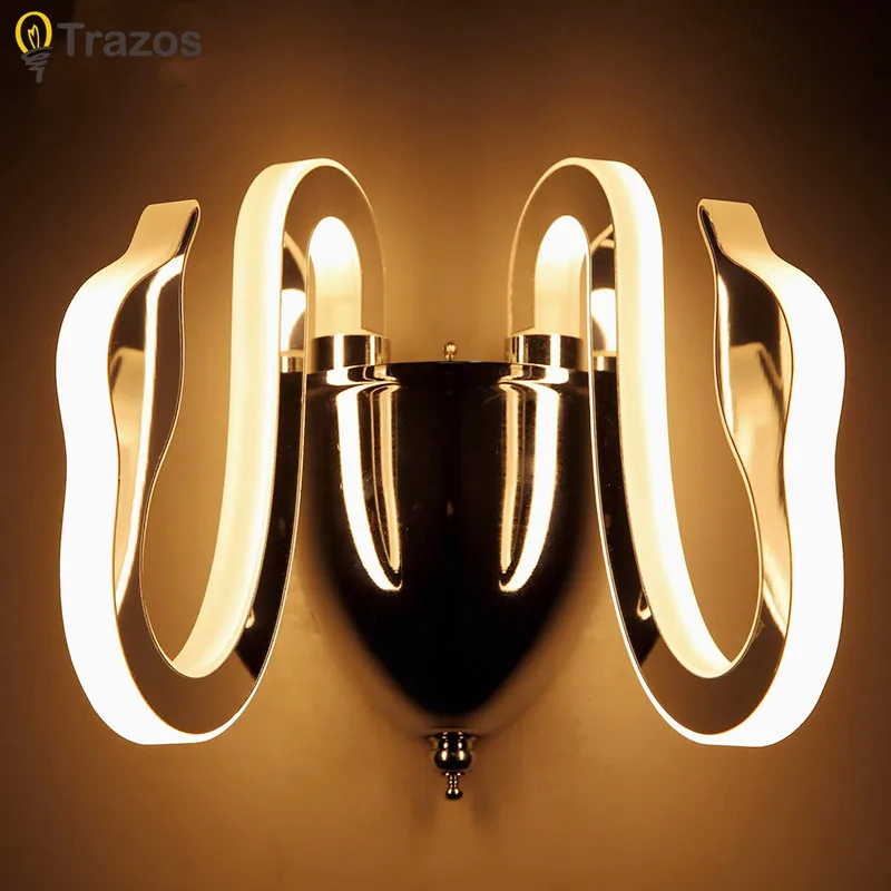

Modern LED Wall Lamp For Bathroom Bedroom 8W Wall Sconce White Indoor Lighting Lamp AC100-265V LED Wall Light Indoor Lighting