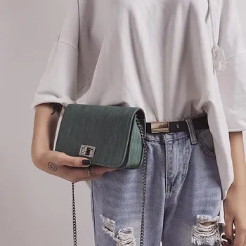 

2019 Fashion Casual Worean Lady Version Wild Small Square Bag Shoulder Messenger Woman Bag Bolsa Feminina Pequena 50