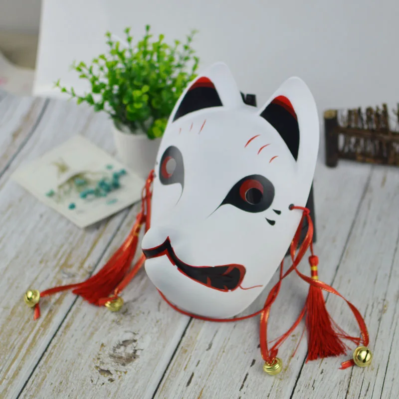 Хэллоуин DIY маска японский частный пользовательский ветер лиса маска окрашенная кошка Нацумэ книга друзей целлюлозы лисы полный косплей с маской для лица