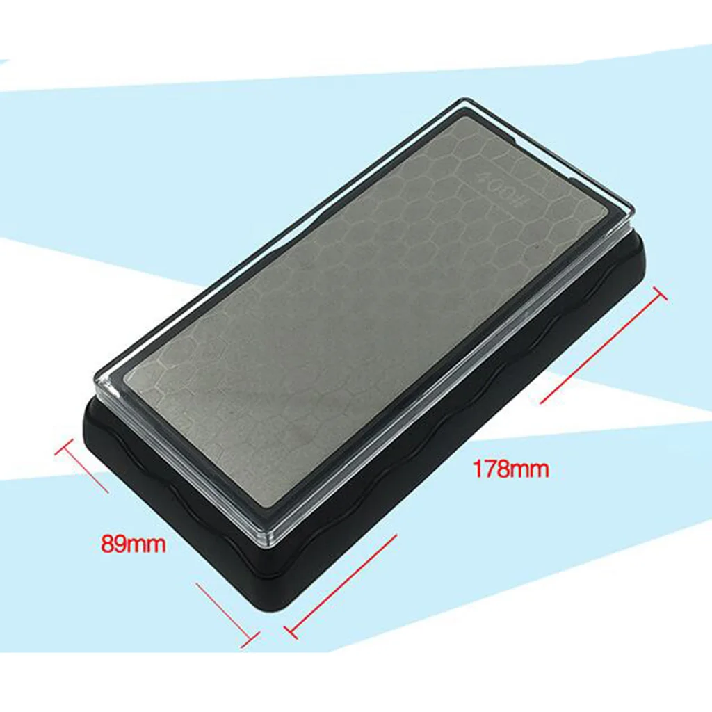 Double Sided Diamond Whetstone Chisel/Blade Sharpening Stone 400/1000# Grit Double Sided Diamond Design