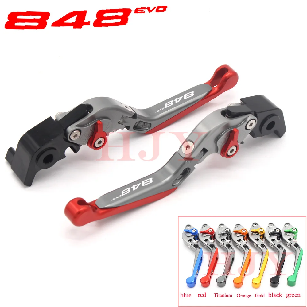New Logo CNC Motorcycle Adjustable Brake Clutch Lever For Ducati 848 /EVO 848EVO EVO 2007-2013 2010 2011 2012 | Автомобили и