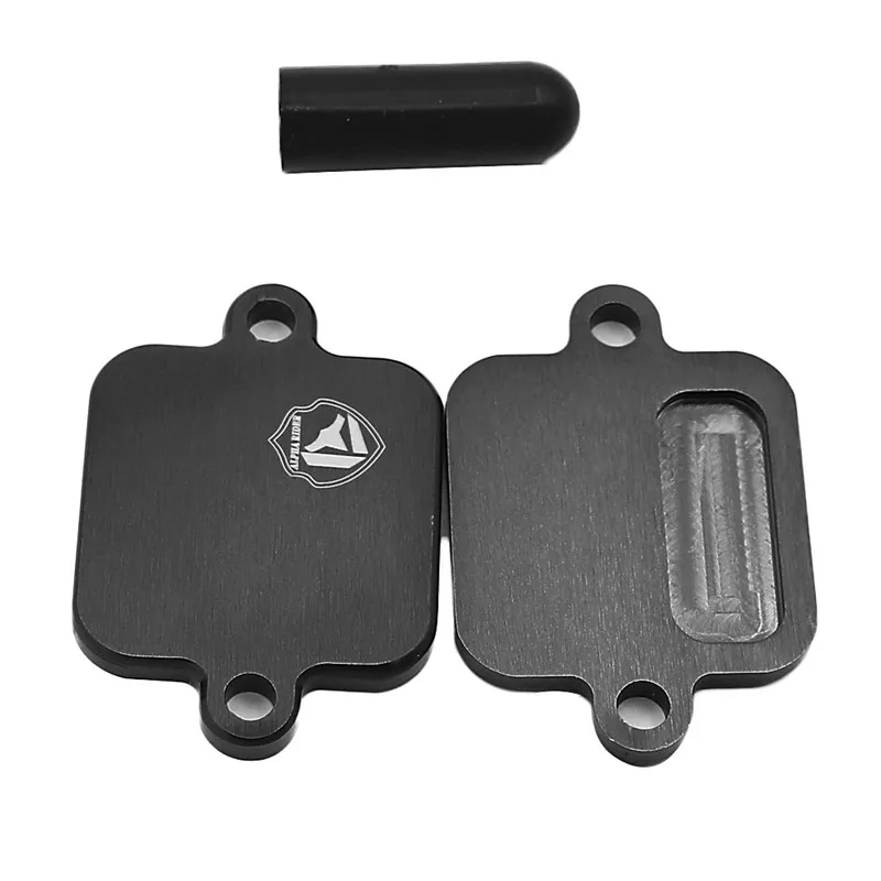 

CNC Driven Racing Exhaust Smog Block off Plates For Yamaha r1 r6 2003 -2012 / FZ1 2003-2008/ Kawasaki ZX6RR ZX636 03-08 Blocker