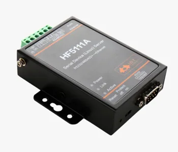

HF5111A Free Shipping Home Security Serial Port RJ45 RS232 485 Serial To Ethernet Linux Serial Port Server