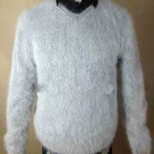 Новинка, натуральный норковый кашемировый свитер, мужские кашемировые Пуловеры, свитеры, норковый свитер,, цена S664