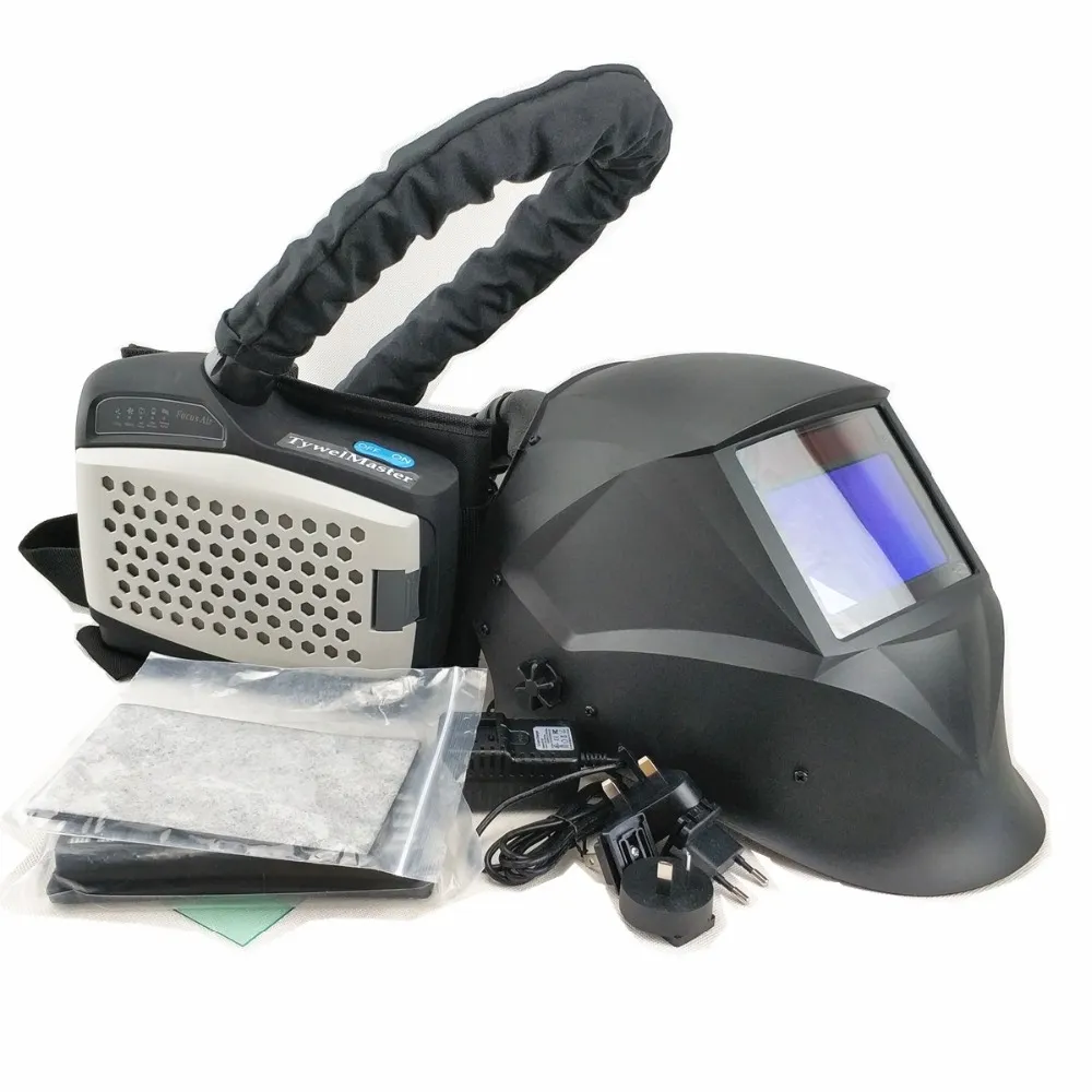 Welding Mask Powered Air Purifying Respirator Auto Darkening Welding Helmet Personal Protective Equipment Industry PAPR Kit