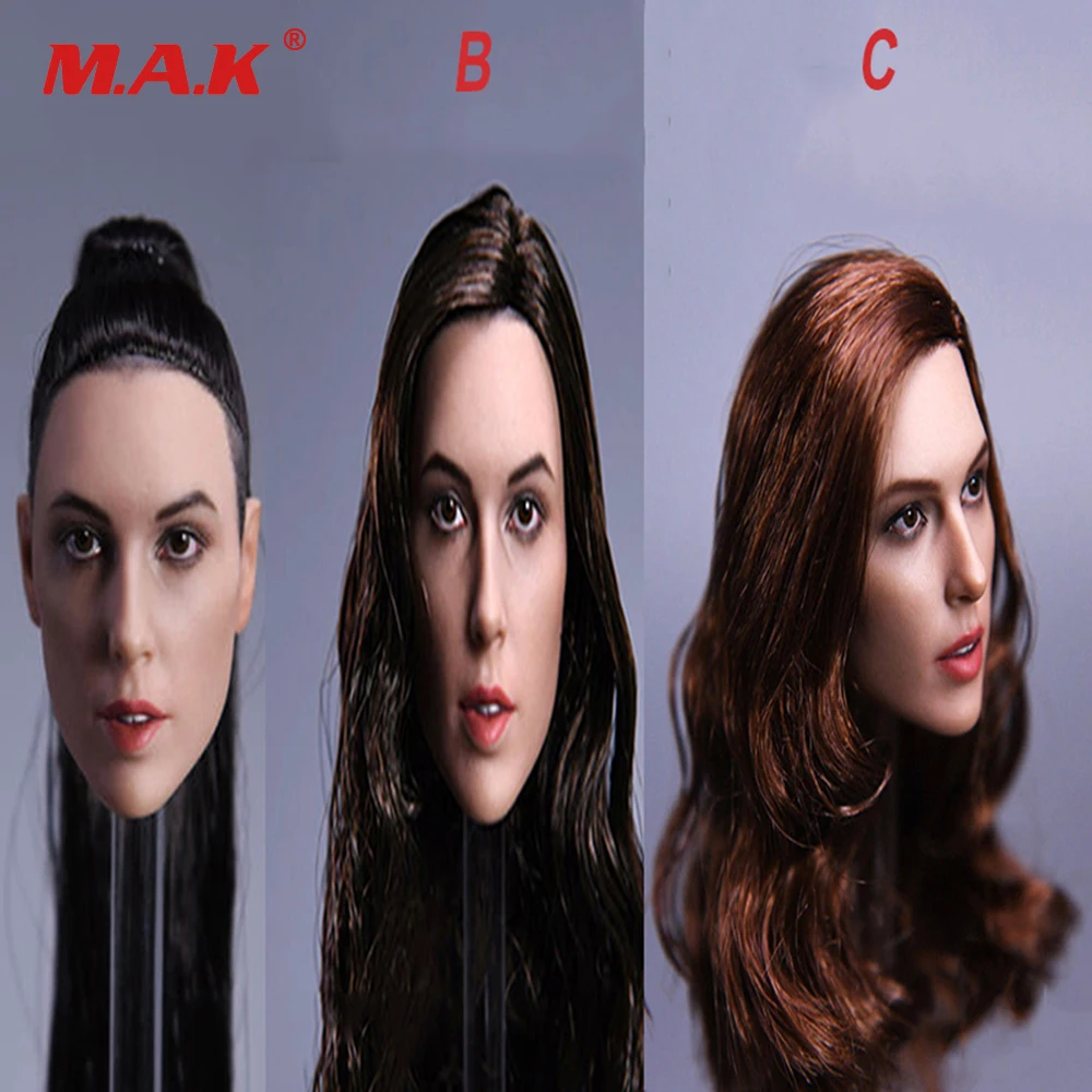 Gal Gadot Head Model 1//6 scale Long Hair Female Head Carving Head Sculpt