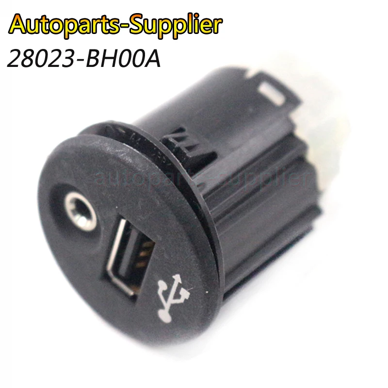 

High Quality! Car USB AUX Port Adapter Fit For Nissan Juke Qashqai XTrail Micra Note NV200 28023-BH00A 28023BH00A
