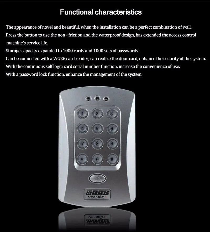 V2000 C Rfid Card Reader Keypad Controller For Access Control Door Locks System Support Extra Reader 1000 Users Digital Locks Keypad Controller Control Keypadaccess Control Keypad Aliexpress V2000 C Rfid Card Reader Keypad Controller For Access Control Door Locks System Support Extra Reader 1000 Users Digital Locks Keypad Controller Control Keypadaccess Control Keypad Aliexpress