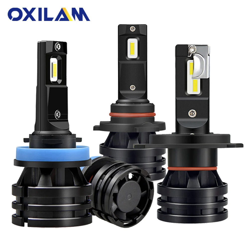 Светодиодный фонарь OXILAM 12000 лм 52 Вт H7 H11 H8 9005 HB3 9006 HB4 9012 HIR2 H4 Hi Lo белый 6000 К 12