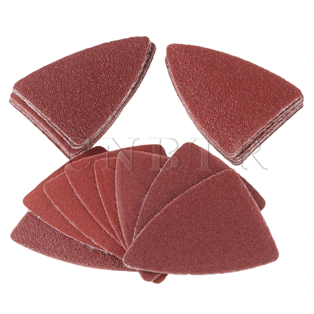 CNBTR 50mm Dia Finger Sandpaper Sheet with 60/80/120/180/240 # Pack of 50 CNBTR 50mm Dia Finger Sandpaper Sheet with 60/80/120/180/240 # Pack of 50