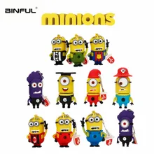 usb флеш-накопитель 2,0 Забавный милый маленький желтый человек карта памяти 4 ГБ 8 ГБ 16 ГБ 32 ГБ 64 ГБ флеш-накопитель 128 ГБ флеш-накопитель