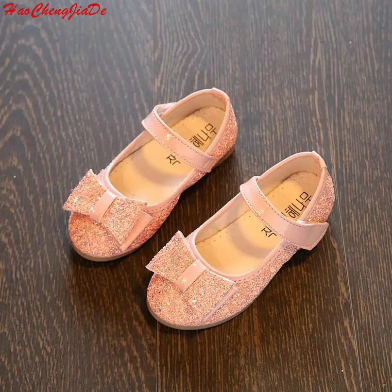 Children Sneaker Hot Autumn Big Girls Shoes Fashion Princess Slip on Flower Leather Shoes For