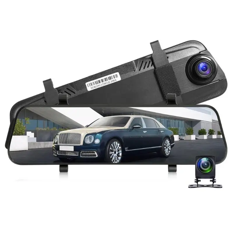 VODOOL L9602 9.66" Touch Screen 1080P Full HD Car Rearview Mirror DVR Camera Dash Cam Stream Media Night Vision Dashcam Recorder |