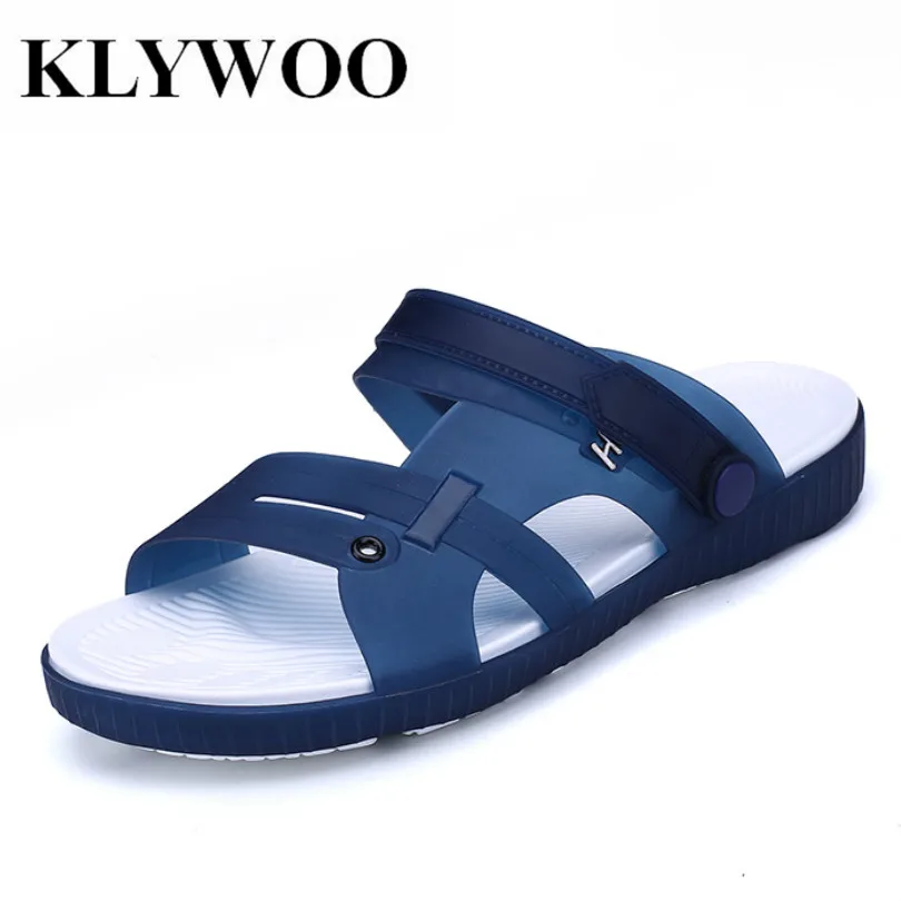 

KLYWOO Fashion Casual Shoes Men Beach Sandals Casual Men Shoes Summer Fashion Beach Slippers Sapatos Hembre Sapatenis Masculino