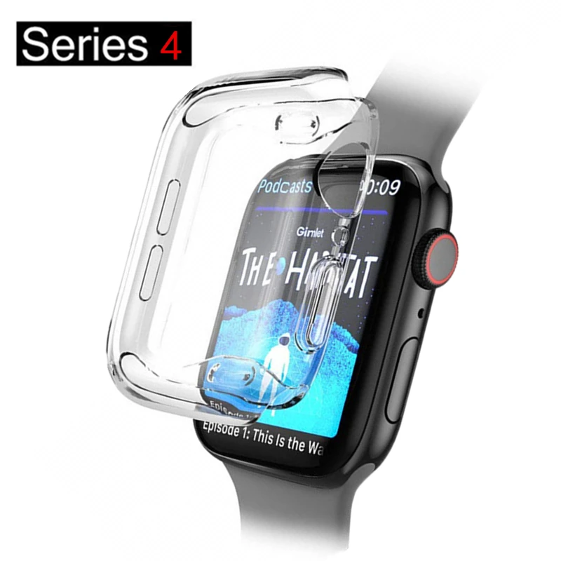 Silicone soft case For Apple Watch series 4 44mm 40mm TPU Protector Cases for iWatch 3 2 All-around Cover Ultra-thin Clear frame
Silicone soft case For Apple Watch series 4 44mm 40mm TPU Protector Cases for iWatch 3 2 All-around Cover Ultra-thin Clear frame
