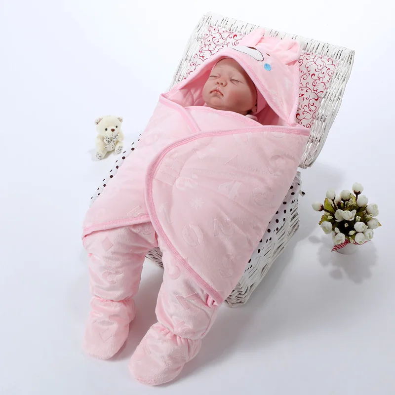 Autumn and winter thick section sleeping bag baby baby blanket newborn