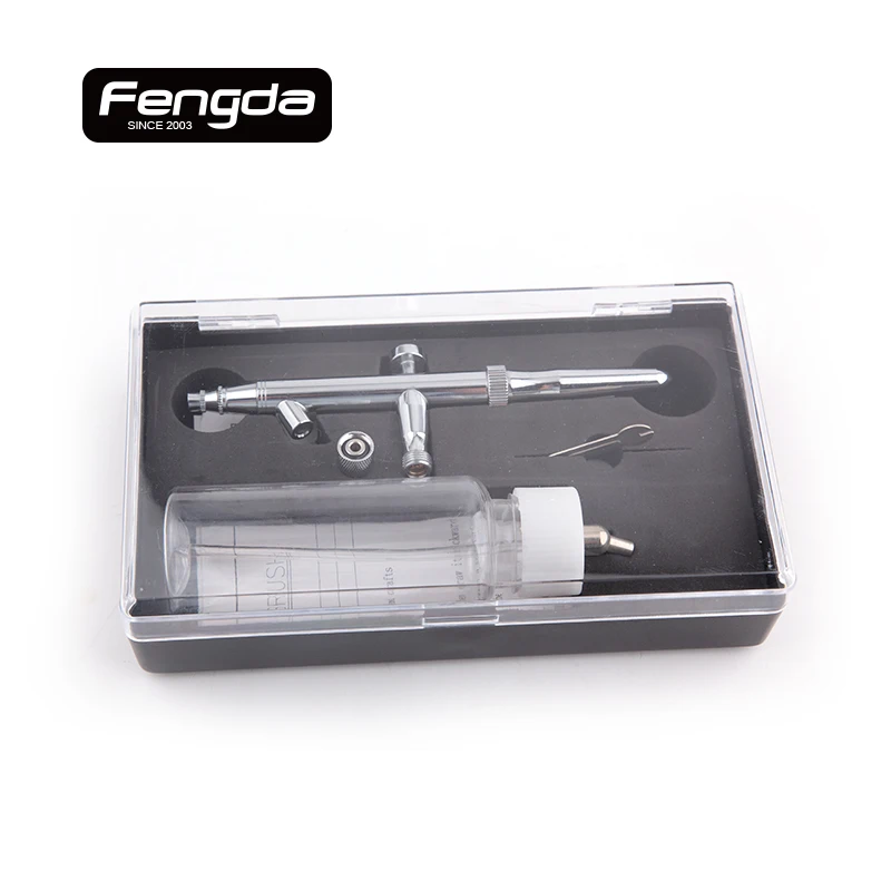 Fengda Аэрограф BD-204 пистолет-распылитель ручные инструменты Татуировка bady краска сопло пластиковая бутылка, снабженная иглой
