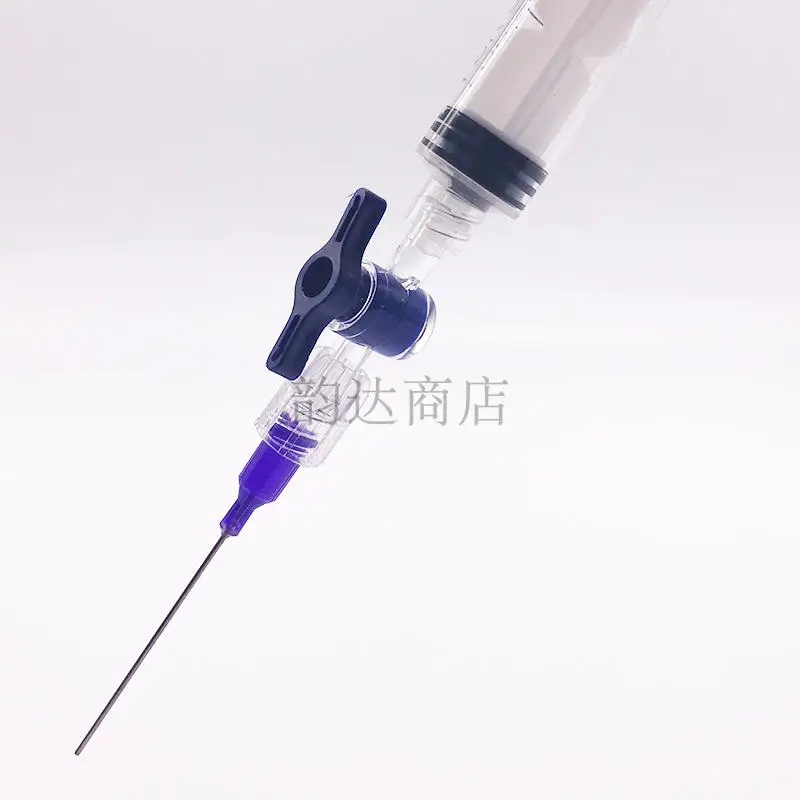 

Small two-way valve direct plastic soft hose connector