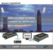 120m HSV891W Wireless hdmi extender transmitter receiver with audio extractor Wireless hdmi extender 300m miximum indoor