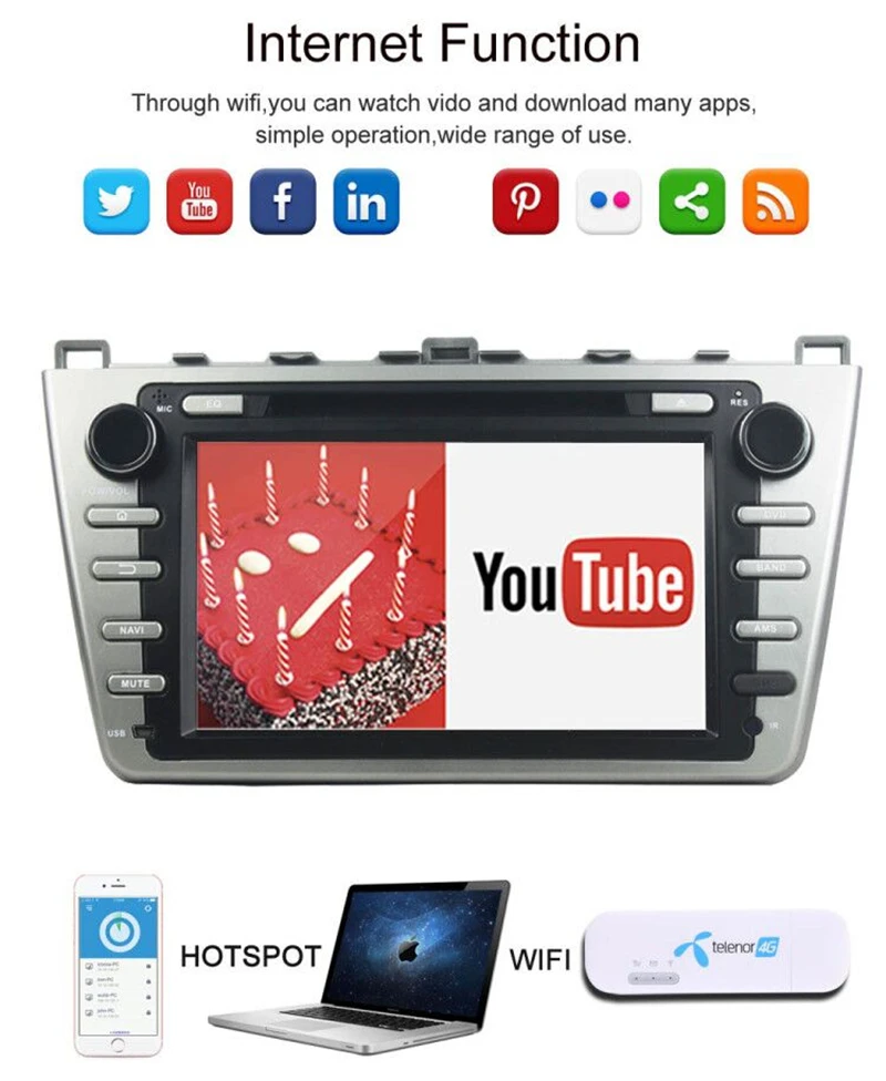 Clearance 2 Din 4G+32G Android 8.0 Car Radio for Mazda 6 Atenza 2008 2009 2010 2011 2012 Quad Core GPS Navigation CD DVD Player Bluetooth 17 Clearance 2 Din 4G+32G Android 8.0 Car Radio for Mazda 6 Atenza 2008 2009 2010 2011 2012 Quad Core GPS Navigation CD DVD Player Bluetooth 17