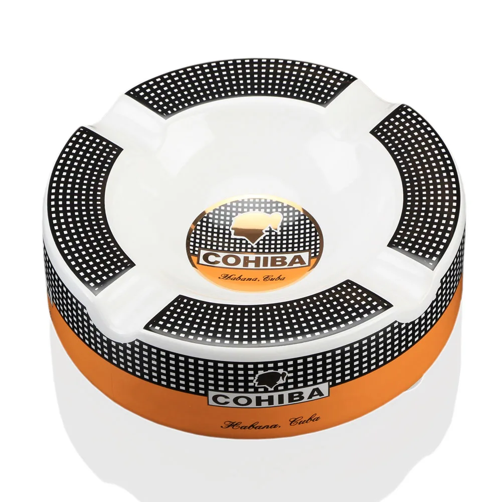 Buy COHIBA Gadgets Portable Ceramic Ashtray 4 Cigars