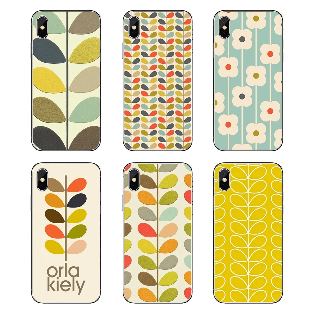 For Nokia 2 3 5 6 8 9 230 3310 2.1 3.1 5.1 7 Plus Transparent Soft Shell Covers Multi Stem Orla Kiely Folio Art Poster |