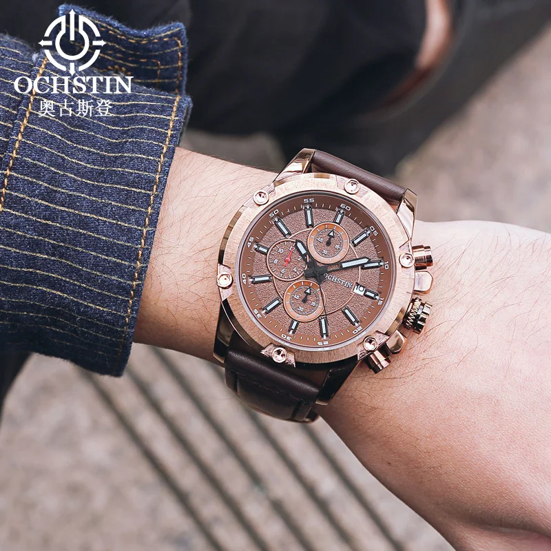 OCHSTIN Military Watch Men Top Brand Luxury Famous Sport Watch Male Clock Quartz Wrist Watch Relogi