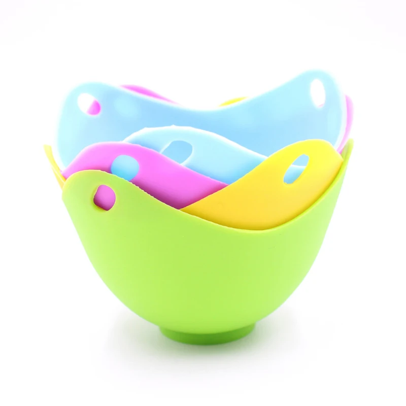 4 цвета Силиконовые Яйцо-пашот капсулы форма для яиц перстни кухонный котел кухонные аксессуары блинница силиконовая форма