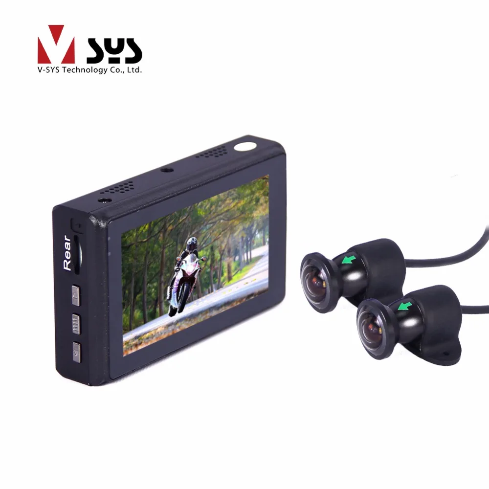 

Best motorcycle racing recorder with large wide angle 170 degree cameras from original V SYS