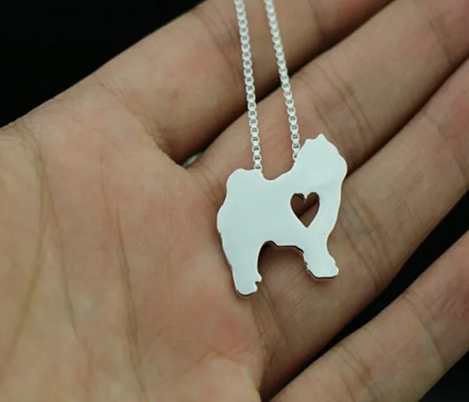 Прямая поставка 1 шт. летняя мода cutechow chow ожерелье с собакой подвеска в виде