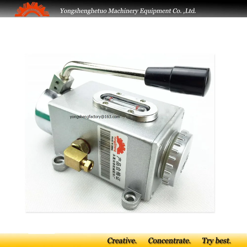 Manual Lubrication Oil Pump hand operated lubricator piston oiler 500CC