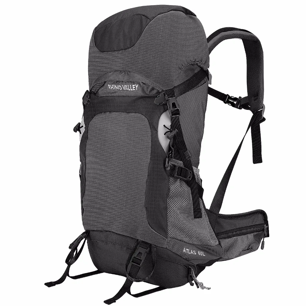

Travel Backpack, 60L Large Hiking Backpack Lightweight Trekking Bag with Rain Cover for Climbing, Hunting, Cycling, Outdoor