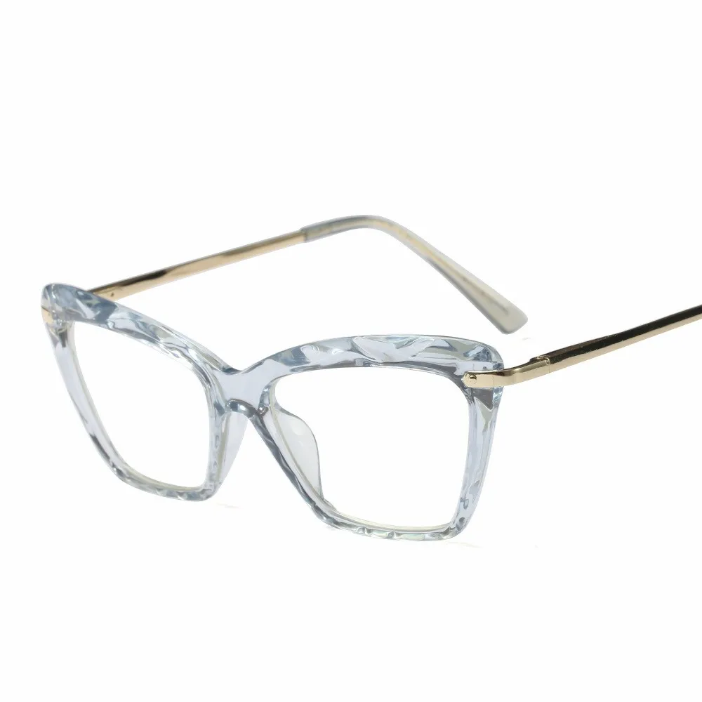 Square Women Eyewear Glasses Frame Women Brand Retro Cat Eye Glasses Frame Female Clear Lens Glasses Oculos
