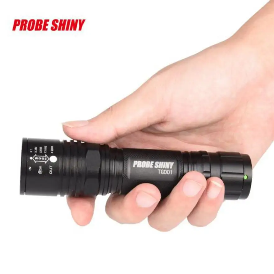 

New Portable LED Multifunction Zoomable Flashlight X800 XM-L T6 LED Tactical Scalable Flashlight + 18650 + Charger P35