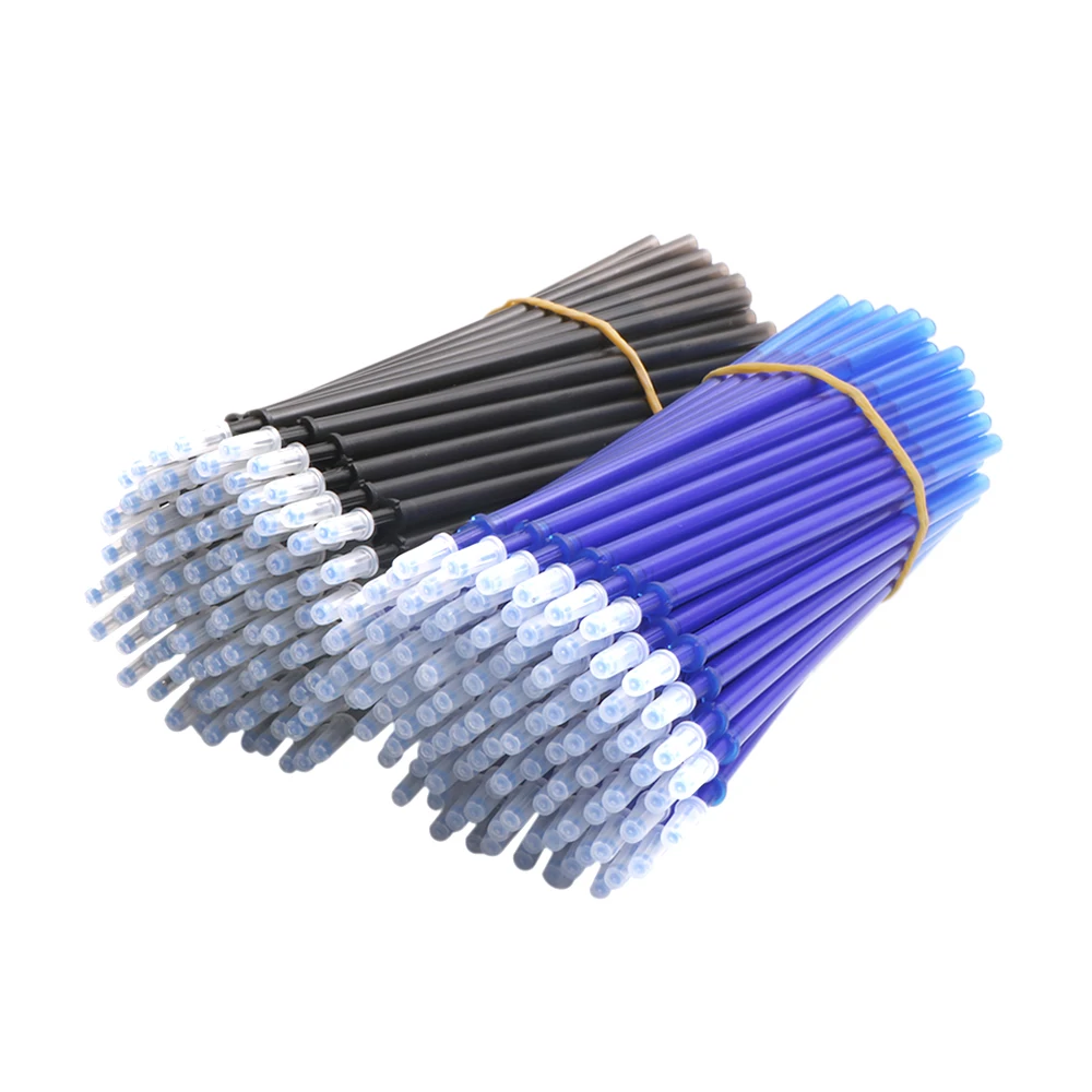 Umitive 30 шт./компл. стержень со стираемыми чернилами гелевая ручка 0,5 мм синего цвета с черными чернилами школьные канцелярские инструмент для письма