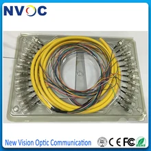 2 шт./лот, SM, 12 core, G652D, 9/125, 50 см от кабеля до разъема, 12 волокно 0,9 мм, L: 1 м, ПВХ куртка, FC/UPC в комплекте волоконно-оптическая косичка