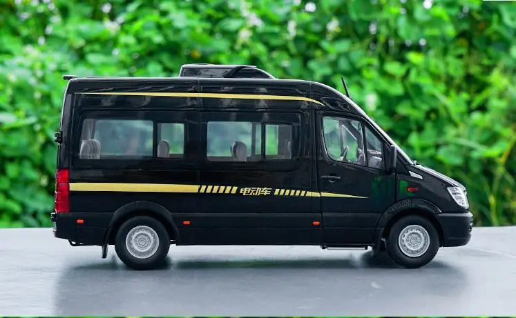 Модель из сплава 1:24 весы Kinglong Higer BEV чистый Электрический Transit Bus литье под