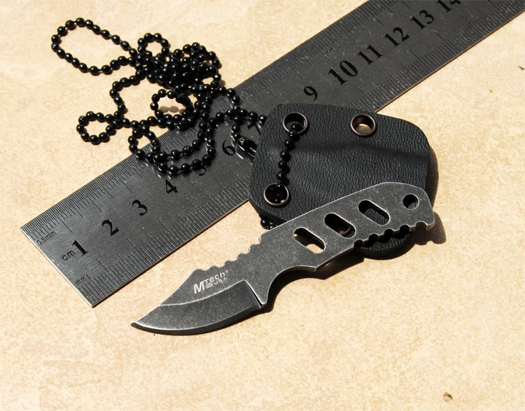 2018топ Высокое качество мини черный ожерелье специальный нож тактический карманный нож Открытый Кемпинг выживания Ножи