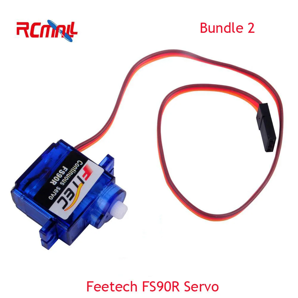 RCmall Feetech FS90R сервопривод/колесо 360 градусов непрерывное вращение микро RC