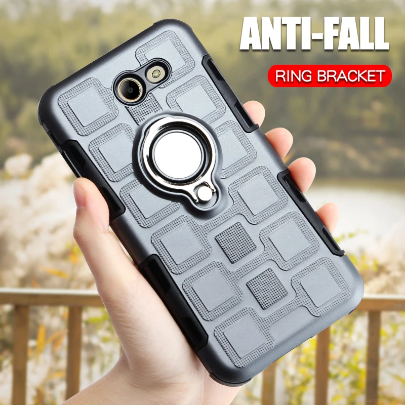 

Luxury Silicone Case For Samsung Galaxy J5 2017 Galaxy J7 2017 Armor Shockproof Phone Back Cover Galaxy J5 J7 2017 TPU Ring Case