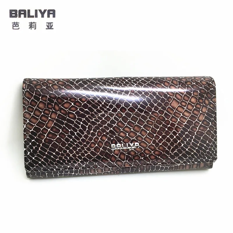 

Latest hot luxury designer serpentine wallet genuine leather women wallet